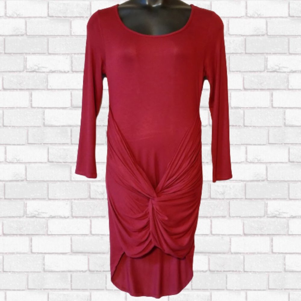 DGNY Drape Bodycon Dress